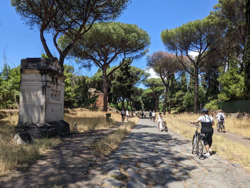 Appia Antica & Aqueducts e-Bike Tour - Official Provider - Tomb of Cecilia Metella: a fortress story you can track while riding