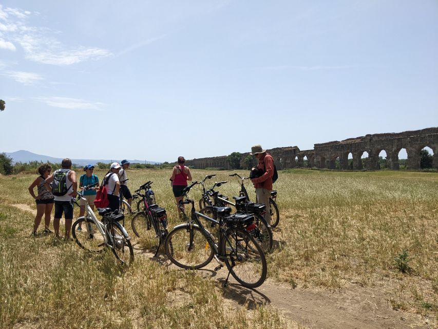 Appia Antica & Aqueducts e-Bike Tour - Official Provider - Aqueducts Park: the arches up close in Parco degli Acquedotti