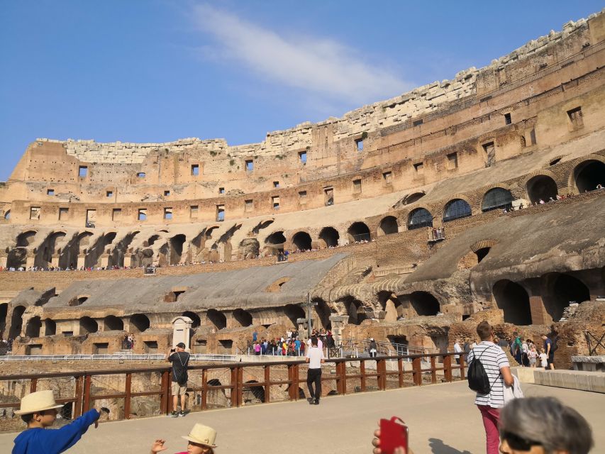 Colosseum, Ancient Rome and Evening Combo Tour - Entering the Colosseum: tiers, gladiator stories, and real drama