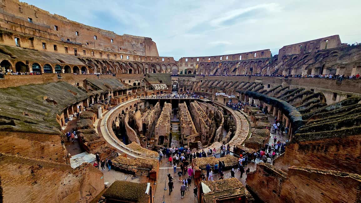 Colosseum Arena Tour, Palatine Hill and Roman Forum - Entering the Colosseum from the Arch of Constantine