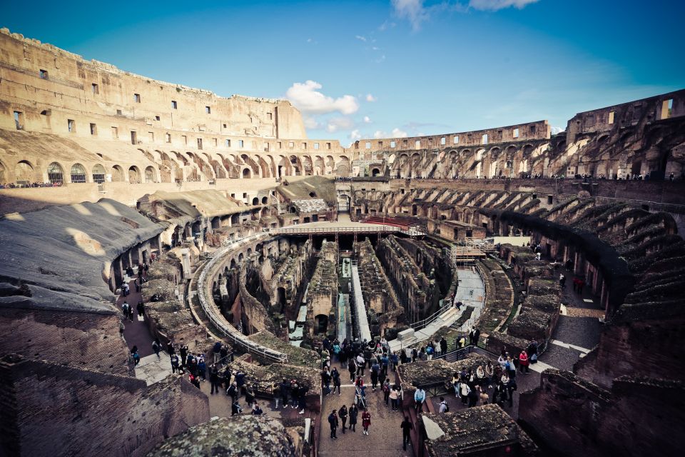 Colosseum Escorted Entrance Combo Pass with Open Bus - Inside the Colosseum complex: Colosseum, Forum, Palatine Hill