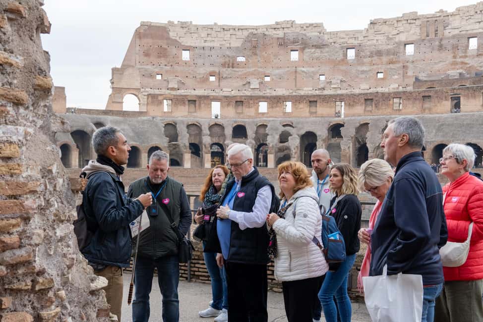 Colosseum Guided Tour: Hotel Transport included - Palatine Hill viewpoints: the legend level of the day
