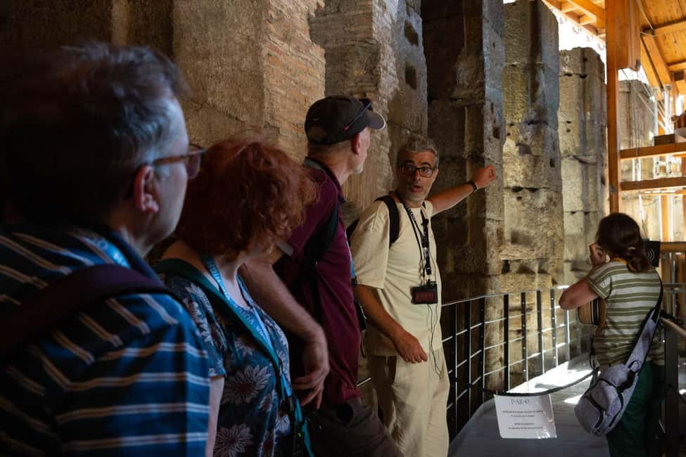 Colosseum Special Access Tour, with Ancient Temples & Tombs - Guides who make the stones talk (and keep you heard)