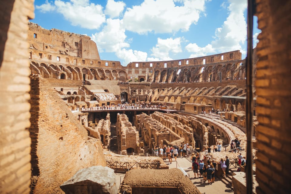 Colosseum with Arena Floor & Ancient Rome, Semi-Private Tour - Victor Emanuel Monument View: Rome’s Layout Before the Walking Starts