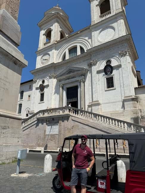 E-Tuk Tour: Express Highlights of Rome - Circus Maximus and the views back toward Trinità dei Monti