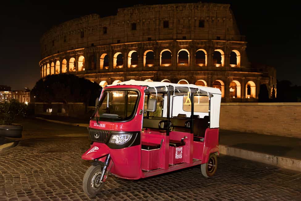 E-Tuk Tour: Rome by Night - Price and value: what $59 buys you