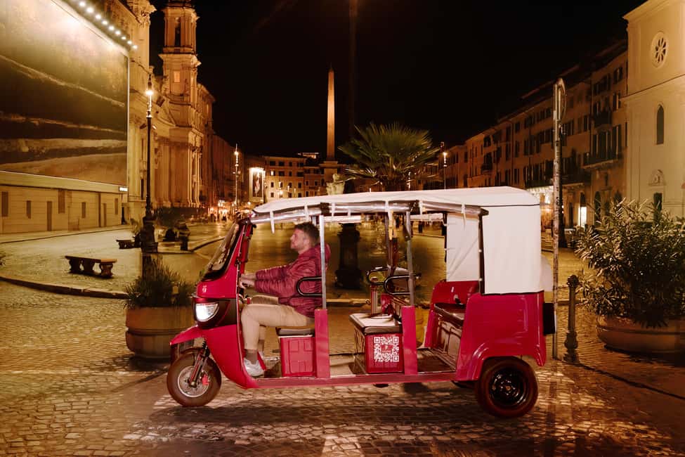 E-Tuk Tour: Rome by Night - Touring Rome after sunset, without the footsore feeling