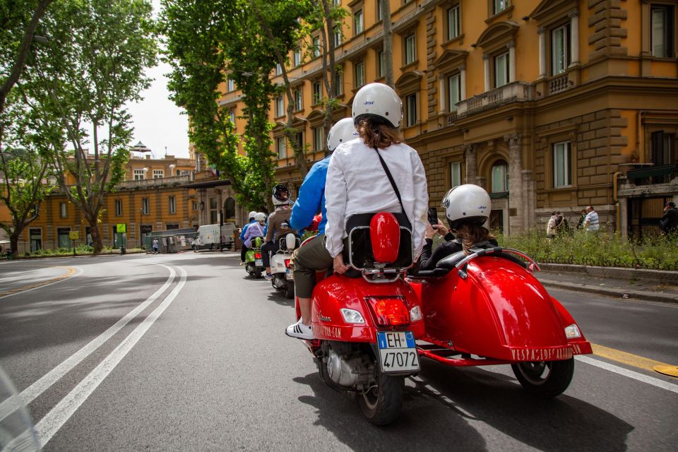 Evening Vespa Sidecar Tour with Gourmet Pizza Tasting - The ride’s flow: 12 must-see attractions with panoramic stops
