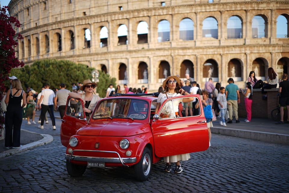 Explore Rome in Style by A Vintage Car Fiat 500 Tour - Price and value: what $108.75 buys you
