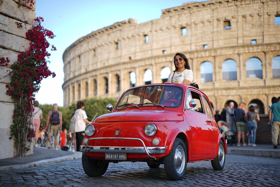 Explore Rome in Style by A Vintage Car Fiat 500 Tour - Fontana dell’Acqua Paola: a quieter final stretch
