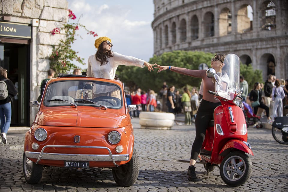 Explore Rome in Style by A Vintage Car Fiat 500 Tour - The Aperol Apritz and included photos