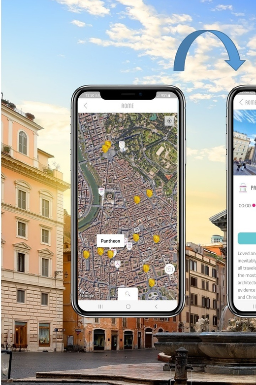 From Naples, Florence and Rome: Pantheon and smart audio - Beyond the Pantheon: a Rome audio path to Piazza Navona and more