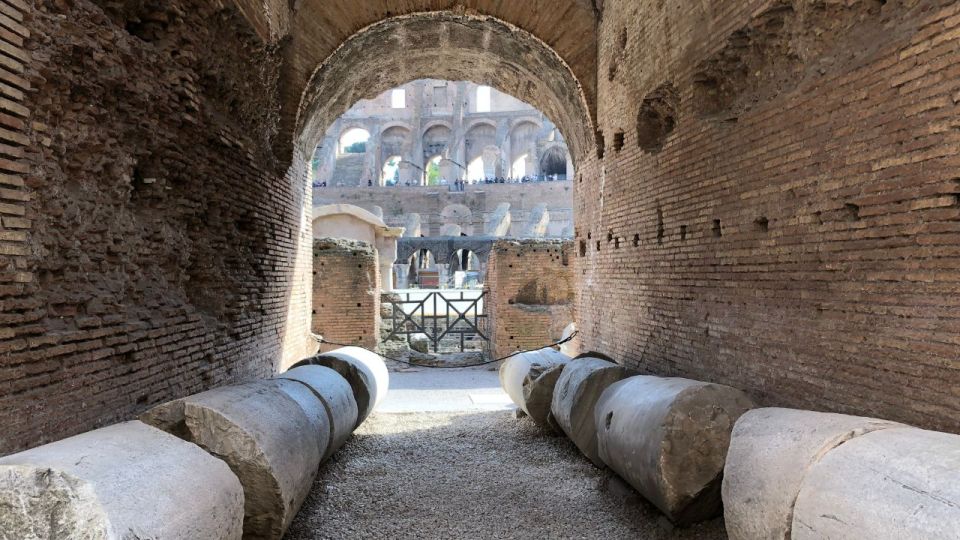 Gladiators & Saints: Colosseum Arena and St. Peter's Prison - The Arena floor view—and the stuff you can’t see from the top