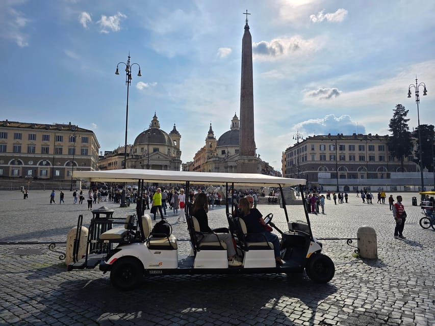 Golf Cart Tour of Rome: 3h with local guide and Gelato - Hotel Pickup Near Piazza del Popolo: The Start That Sets the Tone