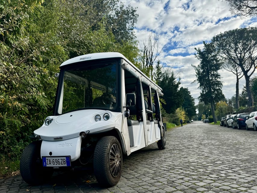Golf Cart Tour: Private Experience of Rome's City Center - Pickup inside Rome (Aurelian Walls) so you start sightseeing sooner