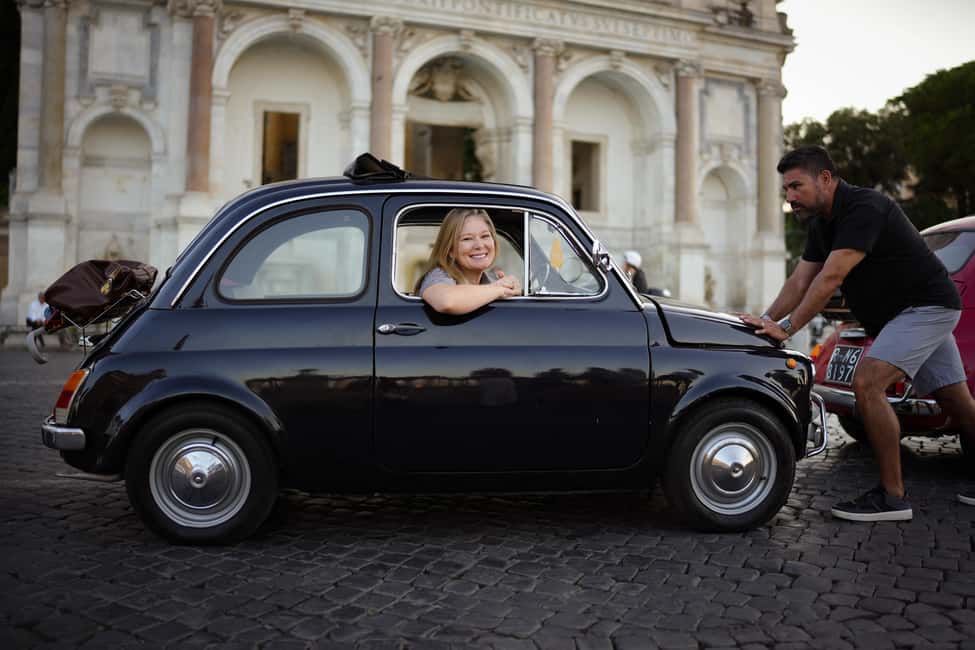 La Dolce Vita: Cruising Rome in a Classic Fiat 500 - Gianicolo Hill: The Best View Moment on a Tight Schedule