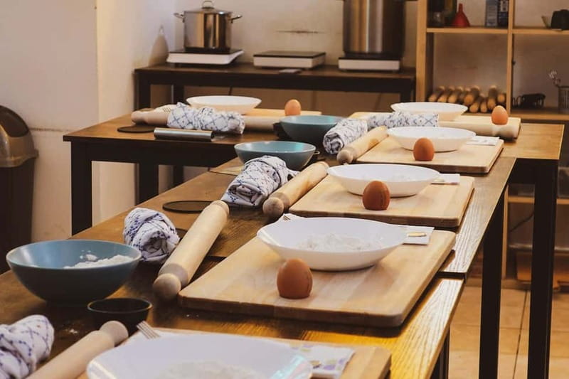 Lunchtime Pasta Pro Workshop - Where The Class Starts Off (Near Hotel 77)