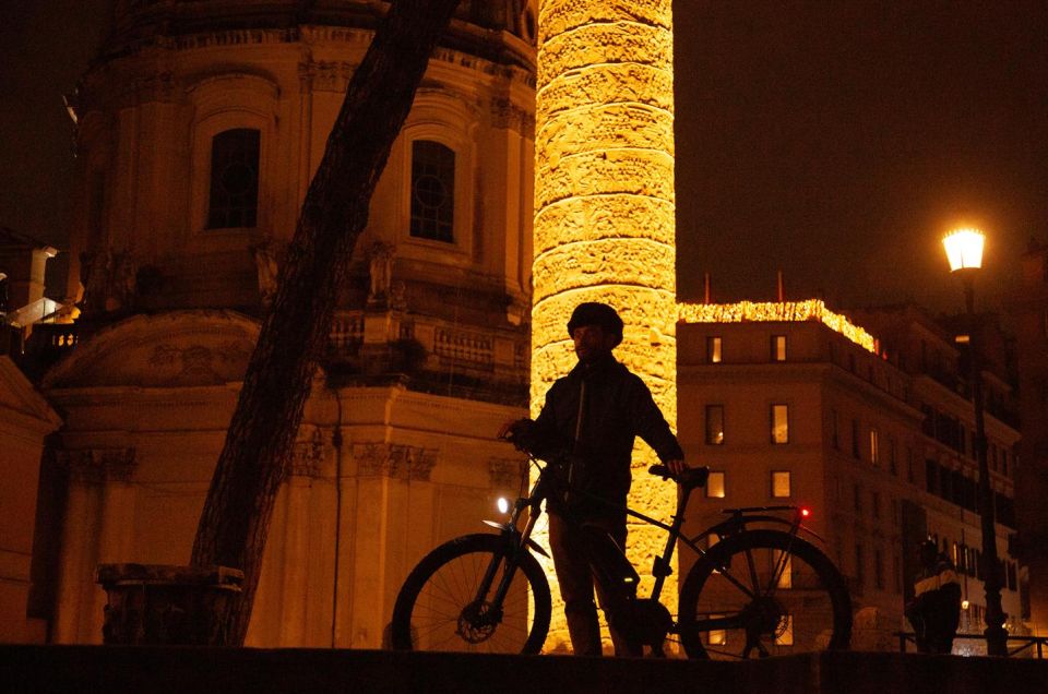 Night Tour of Rome with Top E-bike & optional Italian Dinner - Colosseum and Roman Forum: sunset drama, then a quieter look