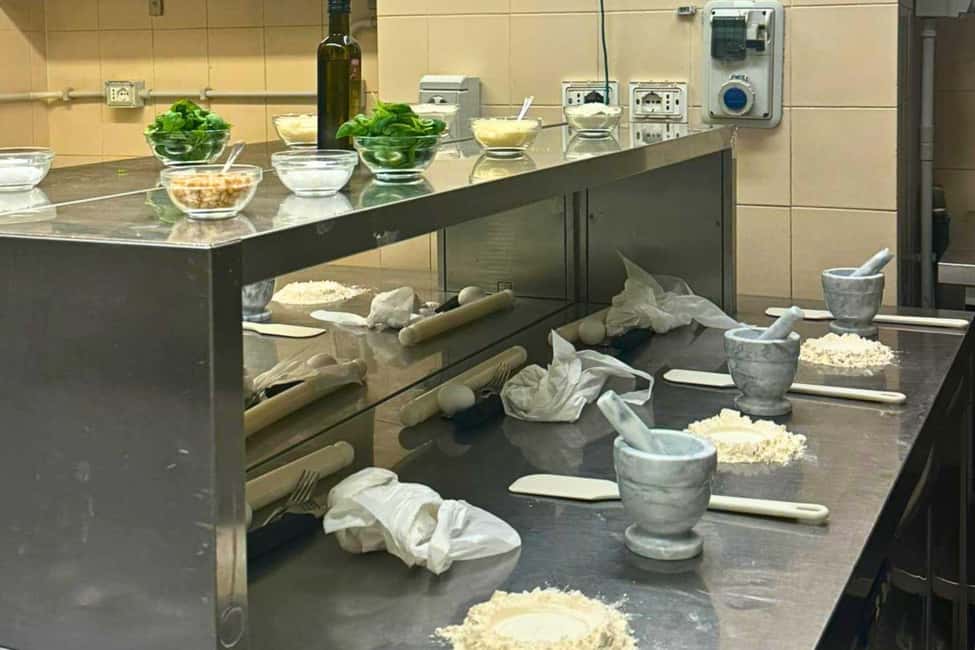 Pasta Cooking Class with Pesto Sauce Making in Rome Center - Small Group Energy: How You Get Real Help