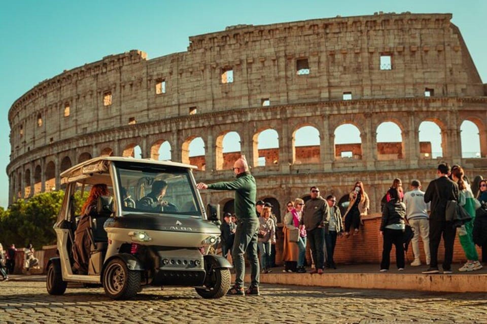 Private Golf Cart Tour: Discover Rome's Best Highlights - Piramide Cestia and Colle del Gianicolo: where the skyline pays you back