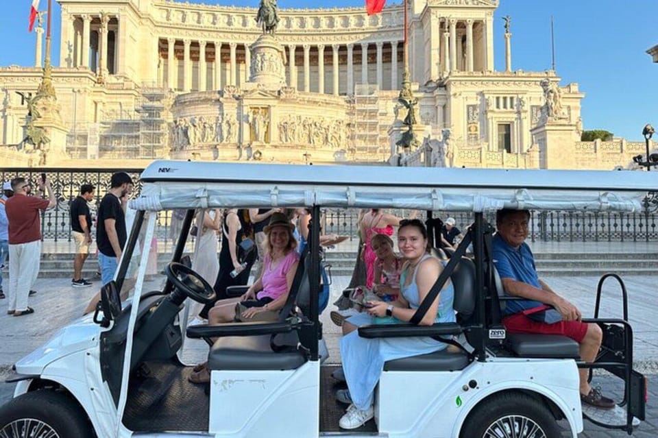 Private Golf Cart Tour: Discover Rome's Best Highlights - Who should book this private golf cart highlights tour