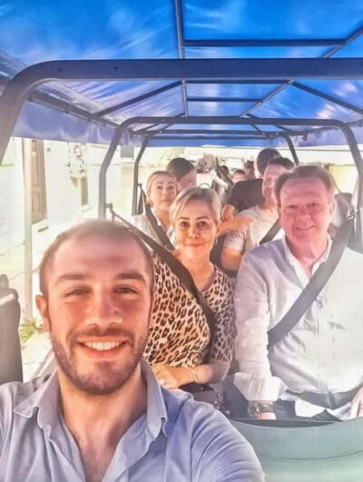 Private Golf Cart Tour with Roman and Gelato (more options) - Meeting at Piazza della Repubblica: Central Start, No Hotel Pickup
