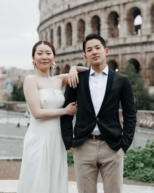 Professional Photoshoot in the Eternal City Rome - Flying Dress Session: A Fun Prop That Can Look Legit