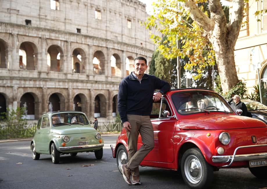 Professional Photoshoot with most Classic Fiat500 of Rome - Price and value: does $106.20 make sense?