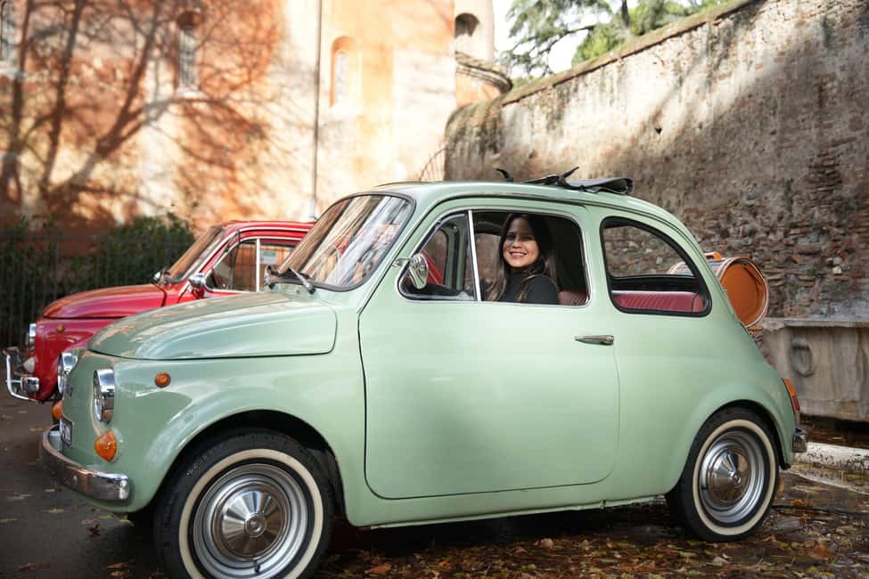 Professional Photoshoot with most Classic Fiat500 of Rome - Basilica of Santa Sabina: a calm stop that adds depth