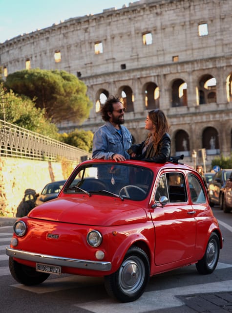 Professional Photoshoot with most Classic Fiat500 of Rome - The guide’s Rome tips: what to do next, not just what to see