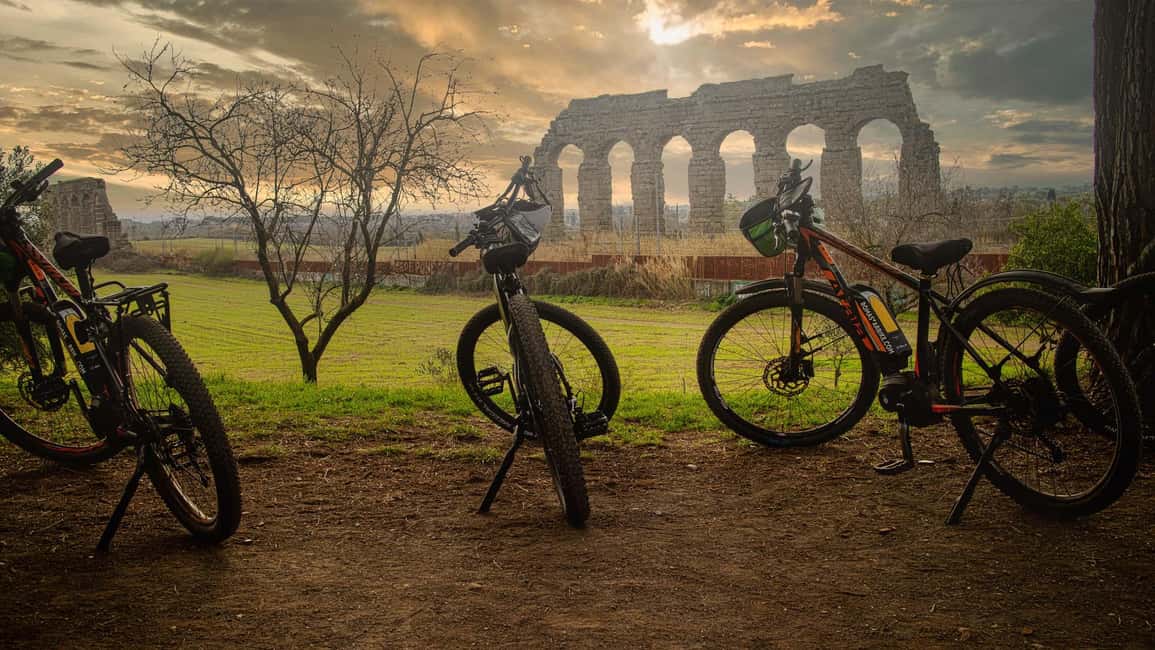 Roma: DELUXE Appian Way Bike Tour, Catacombs Visit & Lunch - Key highlights you’ll actually feel