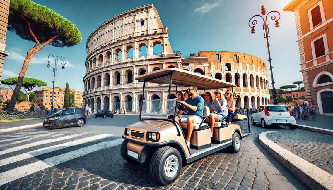 Roma: Golf Cart Night Tour - Colosseum photo stop: how to make the most of 15 minutes