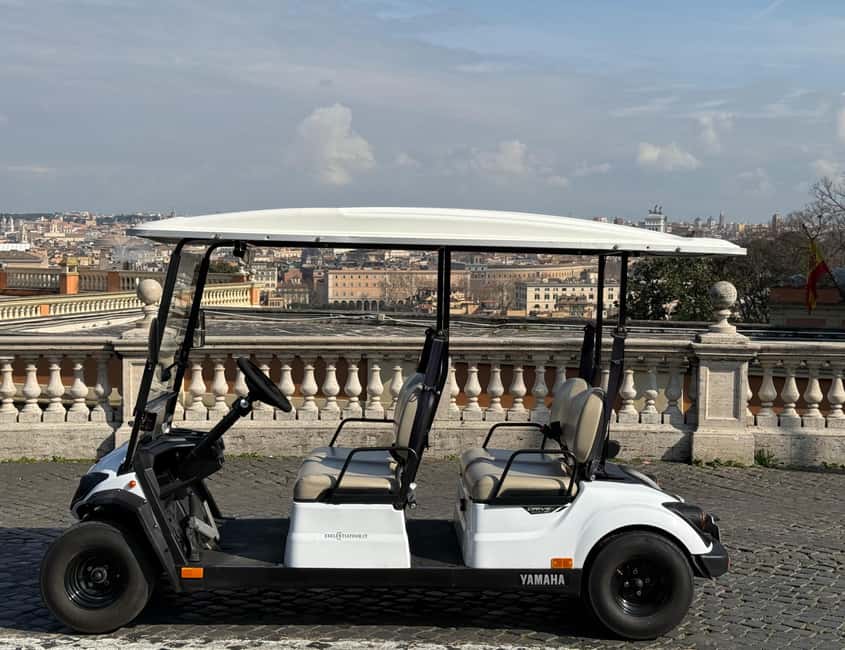 Roma: Golf Cart Night Tour - Spanish Steps break time: a calm window for photos and wandering