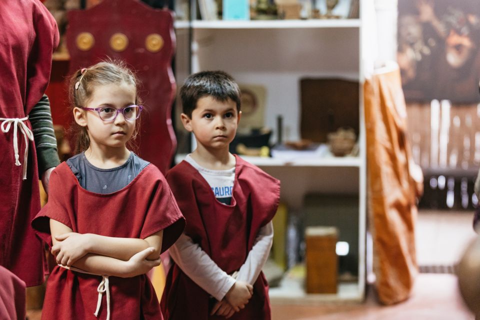Rome: 2-Hour Gladiator School - Sword fighting training: tunics, techniques, and safety that still feels fun