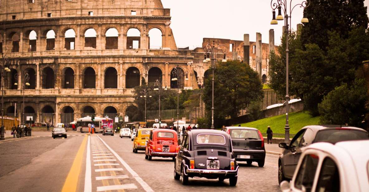 Rome: 3-Hour City Tour by Vintage Fiat 500 - A Vintage Fiat 500 Turns Rome Into Street-Level Theater