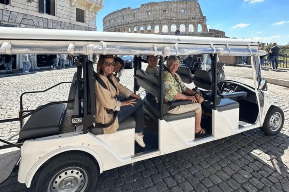 Rome: 3-hour guided city tour by electric golf cart - Key things to know before you go