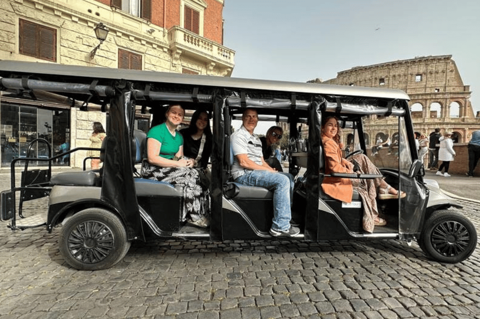 Rome: 3-hour guided city tour by electric golf cart - Pincio Terrace, Piazza del Popolo, and Piazza di Spagna (the view phase)