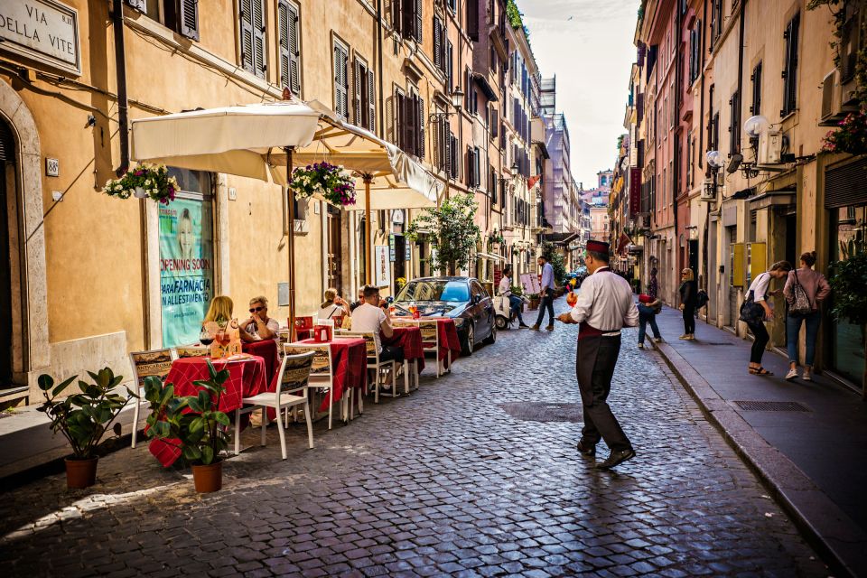 Rome: 3-Hour Private Foodie Tour with Vatican Views - Charcuterie with local wine: the savory middle course
