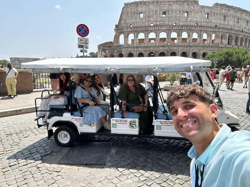Rome: 4 Hour Electric Golf Cart Tour with Hotel Pickup - From Sant’Ignazio di Loyola to Giardino degli Aranci