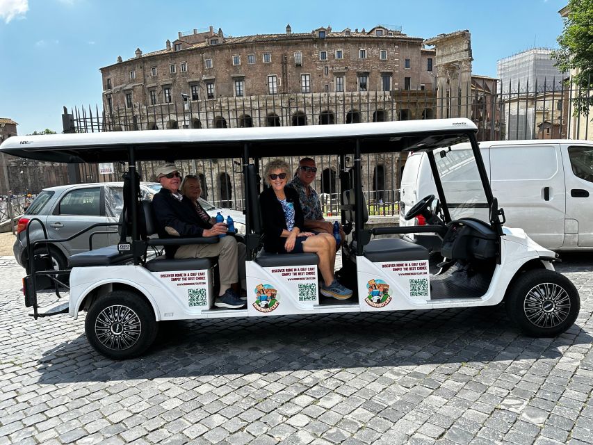 Rome: 7 Hour Full City Tour in Golf Cart with Catacombs - Pantheon to Trevi Fountain: Major Icons Without the Exhaustion