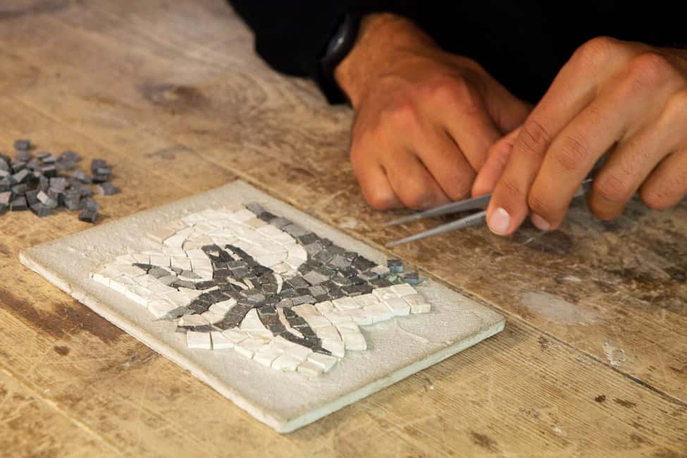 Rome: Ancient Mosaic Making Workshop - The studio experience at Studio Cassio: family workshop energy, real tools, real teaching