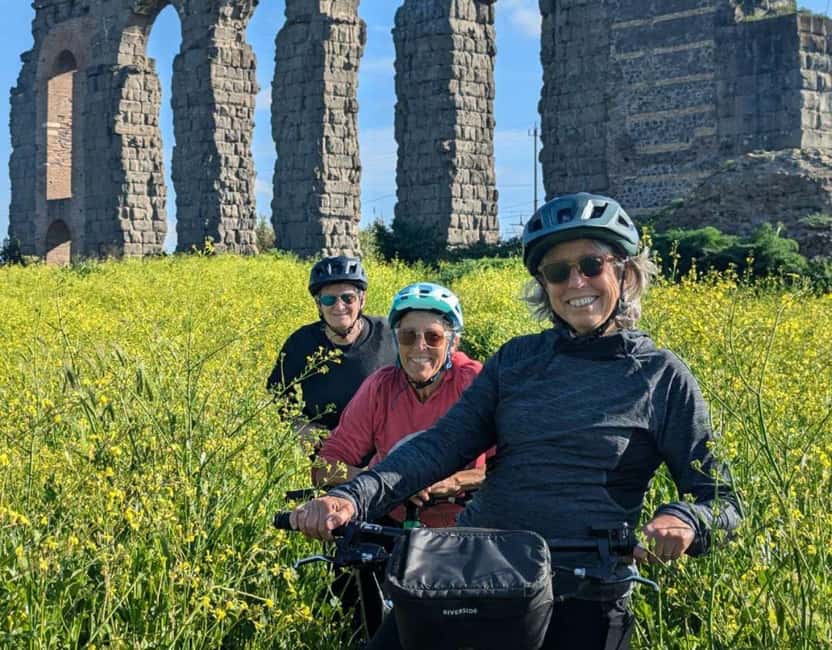 Rome: Appian Way, Aqueducts, & Catacombs E-Bike Guided Tour - Pace, Bike Skills, and Safety on Old Stone