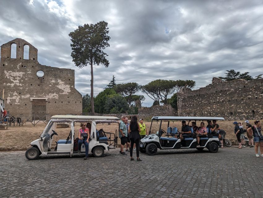 Rome: Appian Way & Catacombs Golf Cart Shared Tour - Circus of Maxentius and Capo di Bove: Politics in Brick and Stone