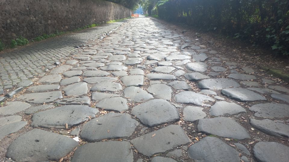 Rome: Appian Way Golf Cart Tour with Roman Catacombs Entry - Roman Catacombs Underground: Cold Air, Narrow Lines, Real Stairs
