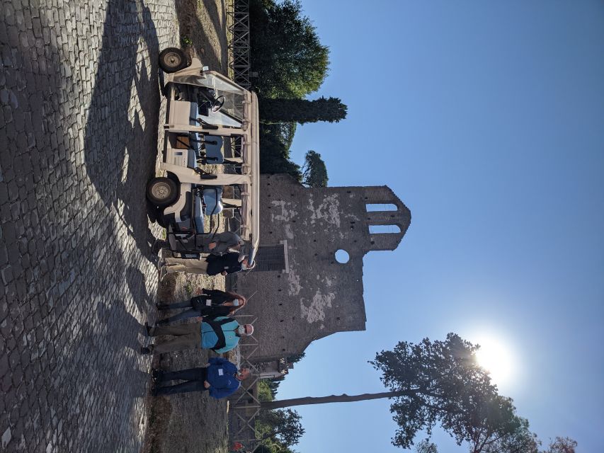 Rome: Appian Way Private Tour by Golf Cart -Official Partner - Key highlights
