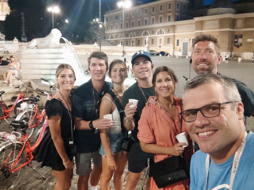 Rome at Night Bike Tour - Piazza del Popolo, Via del Corso, and Piazza Venezia: the ride’s finale, explained