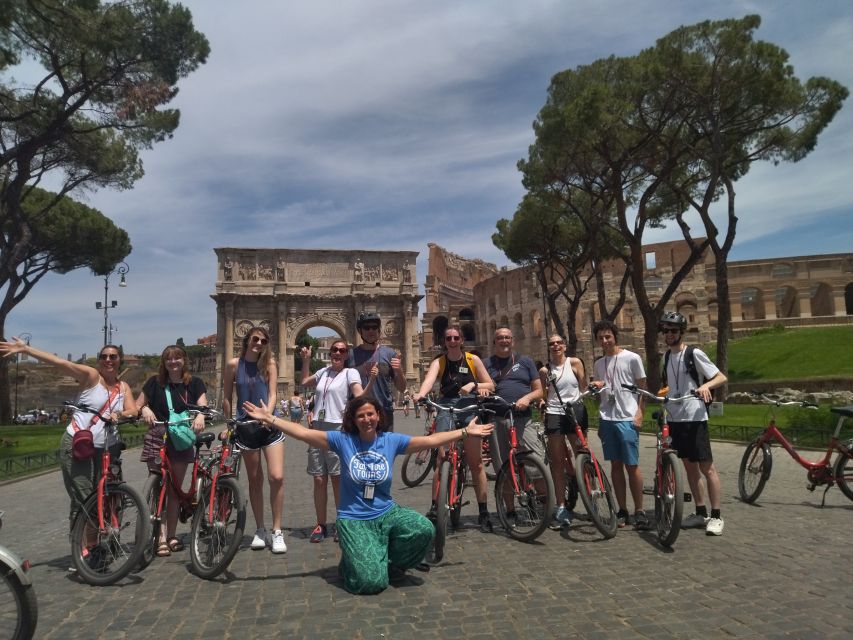 Rome at Night Bike Tour - Portico d’Ottavia to Trastevere: the ride begins with texture