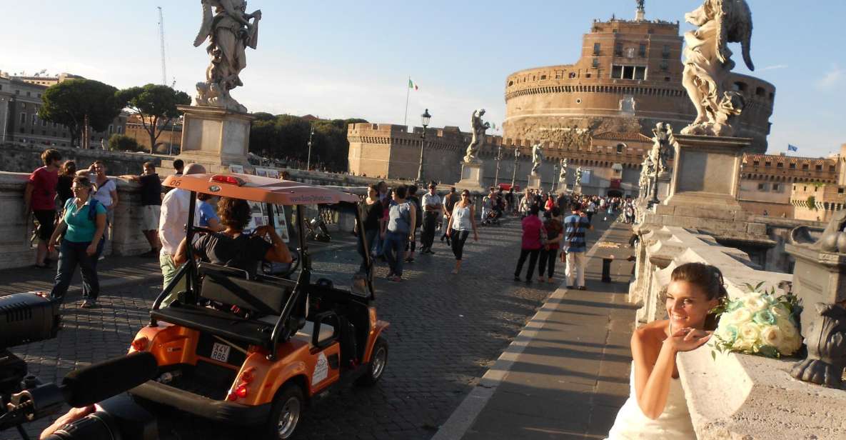 Rome at Sunset: Romantic Tour in an Electric Golf Cart - How an electric golf cart keeps romance (and energy) on your side