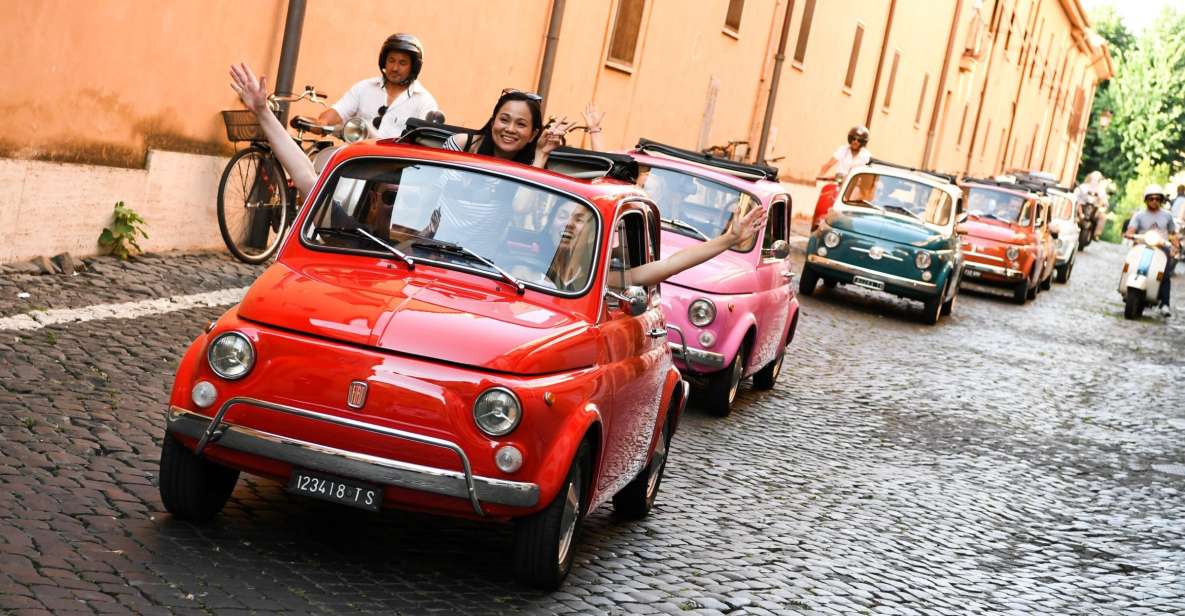 Rome: Aventine Hill Tour in Vintage Fiat 500 Convoy - Key Highlights You’ll Actually Care About