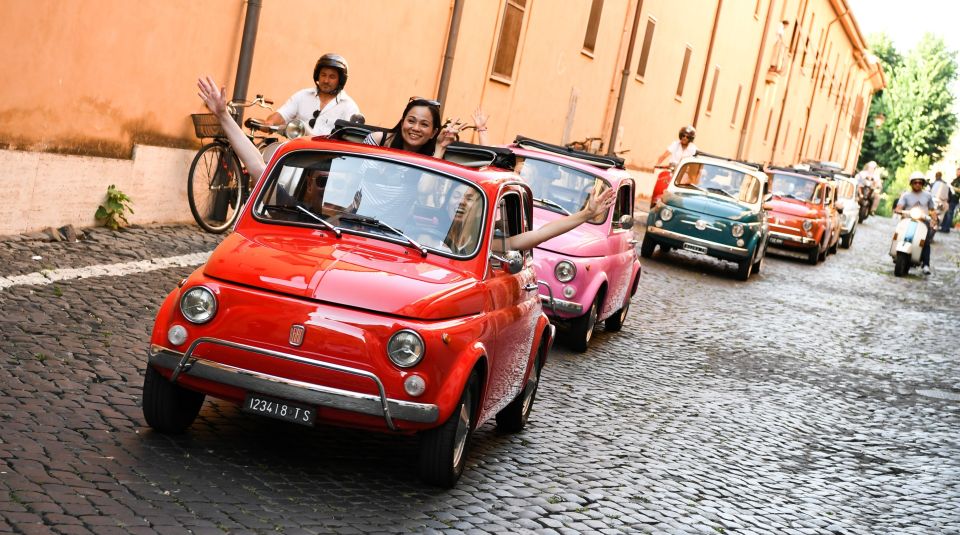 Rome: Aventine Hill Tour in Vintage Fiat 500 Convoy - The Ride Between Stops: How the Chauffeur Keeps It Interesting